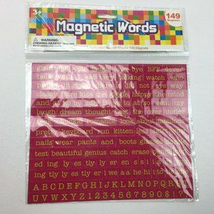 Horizon PG Rated Magnetic Word Play Magnets Refrigerator Poetry Phrases Quotes